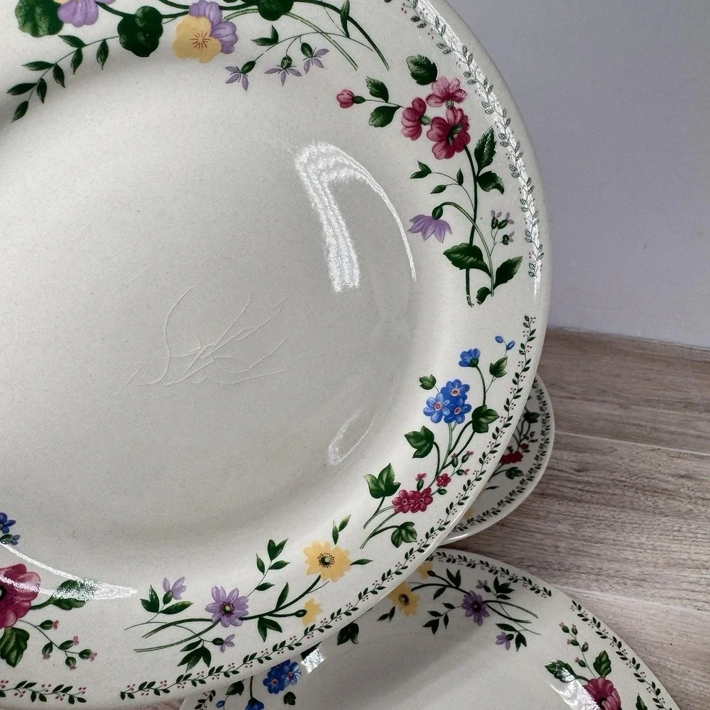 Pfaltzgraff Garden Party USA‎ Floral Stoneware Mixed Dinnerware Plates Bowl Cup